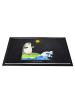 Mr. & Mrs. Panda Sauberlaufmatte Pinguin Surfer ohne Spruch in Kreidetafel