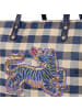 Oilily Check Shopper Tasche 30 cm blueprint