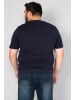 Men Plus Kurzarm T-Shirt in marine