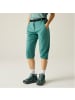 Regatta 3/4 Capri Hose Xert Stretch Wanderhose in grün
