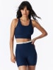 Schiesser Shorts High Waist Biker Doppelripp - Active in Admiral