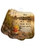 Mr. & Mrs. Panda Potholder Otter Pommes Design mit Spruch in Weiß