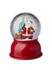 Butlers LED Schneekugel X-MAS Santa in Rot