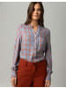 More & More Karobluse in small woven check blue
