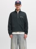 Jack & Jones Sweatshirt mit halbem Reißverschluss in Forest River