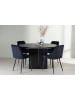 ebuy24 Schwarz 130 x 130 cm