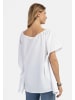 VIRITA Women Poncho in Weiss Pink