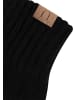 normani Merino Handschuhe Glattgestrickt in Schwarz