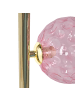 Beliani Stehleuchte ANADYR in Rosa/Gold - (W) 24 x (H) 157 x (L) 24 cm