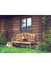 Beliani Gartenbank HILO in Braun - (W) 150 x (H) 102 x (L) 54 cm