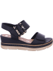 remonte Keilsandalette in schwarz