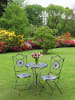 kobolo 3tlg. Set Garten-Sitz-Set TILETABLEDUO in Blau