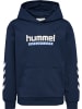 Hummel Kapuzenpullover Hmljr Logo Lebensstil Kinder in DRESS BLUES