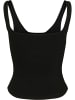 Urban Classics Urban Classics Damen Ladies Wide Neck Top in black