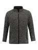 JP1880 Fleecejacke in grau melange