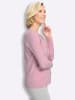 Sieh an! Strickjacke in rosé
