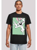 F4NT4STIC T-Shirt Looney Tunes Bugs Bunny Funny Face in schwarz