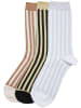 Urban Classics Socken in black/whitesand/white