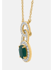 Diamant Exquis Halskette aus 585 Gelbgold mit Diamant