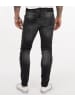 Rock Creek Jeans Slim Fit in Schwarz