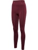 Hummel Hummel Leggings Hmltif Yoga Damen Dehnbarem Schnelltrocknend Nahtlosen in BITTER CHOCOLATE