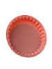 MARELIDA Backform Silikon Kuchenform Tarteform Quicheform rund D: 26,5cm in rosa