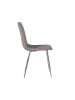 Giner y Colomer 4-er Set: Stühle mit gepolsterter Rückenlehne und Sitzfläche in Gray