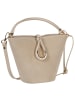 Toscanto Leder Handtasche Toscanto Tasche beige ca. 23cm