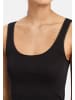 Hanro Unterhemd / Top Cotton Seamless in Schwarz