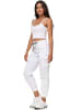 Tazzio Cargohose "F600" - Regular Fit - in Weiß