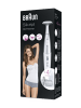 Braun Elektrischer Rasierer "Silk-épil Bikini Styler FG1100" in Weiß und Silber