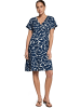 Zero  Minikleid mit Print. in Blue/Cream