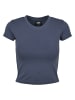 Urban Classics Cropped Tees in vintageblue