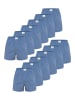 Lakeford & Sons Boxer American Boxershorts Herren 12-Pack in klassischen Designs in hellblau