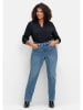 sheego Gerade Stretch-Jeans in blue Denim