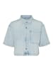 Vero Moda Jeansbluse in Light Blue Denim