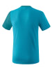 erima 5-C T-Shirt in oriental blue/colonial blue/weiss