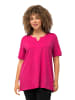 Ulla Popken Shirt in fuchsia pink