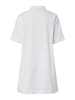 Pieces Midikleid in Bright White