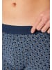 Schiesser Retro Short / Pant 95/5 Organic Cotton in Schwarz / blau