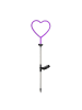 MARELIDA LED Solar Gartenstecker Herz H: 72cm in pink