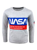 Nasa Langarmshirt NASA in Grau