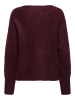 ONLY Strickpullover in Mauve Wine