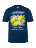 Men Plus Kurzarm T-Shirt in blau