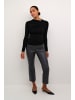 Kaffe Langarm-Bluse KAaida in Black Deep