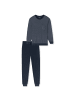Schiesser Pyjama in Dunkelblau