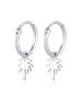 Elli Ohrringe 925 Sterling Silber Palme in Silber