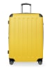 Hauptstadtkoffer Spree - Großer Koffer erweiterbar XL Trolley Aufgabegepäck, TSA, in Gelb