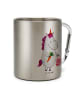 Mr. & Mrs. Panda Pott Einhorn Vegan ohne Spruch in Silber