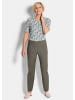 GOLDNER Jerseyhose mit Schlupfbund in salbei